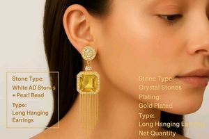 Gold Plated Hanging Eyering