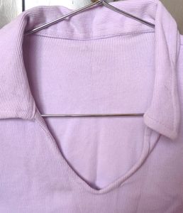 Lavender Crop Top