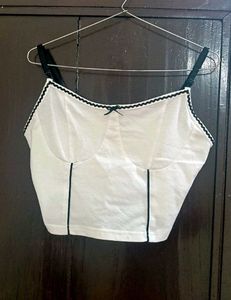 White Crop Top
