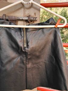H&amp;m Leather Skirt