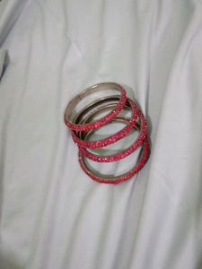 Pink Bangles Set That Goes With All The Outfits ✨✨