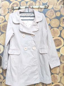 Baby Pink Long Overcoat