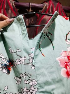 Korean A-line Floral Dress...🫰🏻