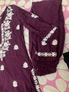 Elegant Embroidered Kurta Set