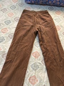 Brown Wide Leg Jeans