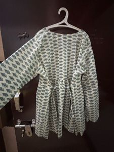 Printed Jaipuri Full Sleeved Short Kurti XXL