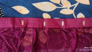 Elegant Pink and Purple Saree