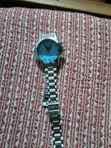 Stylish Silver-Tone Quartz Watch