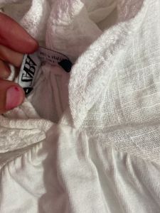 White Ruffled Top pinteresty 🤍