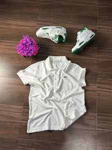 Lacoste Classic White Pique Polo