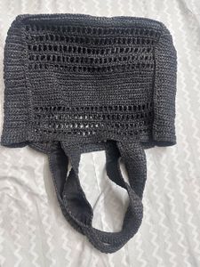 Authentic Karl Lagerfeld ANTIBES STRAW TOTE
