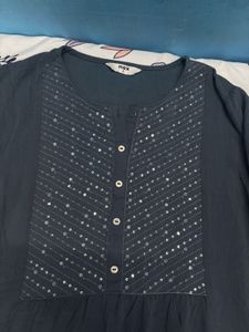 Elegant Black Kurta