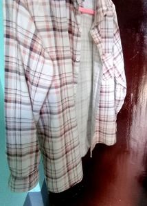Plaid Button-Down Shirt