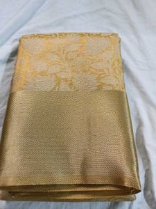 Elegant Gold Saree