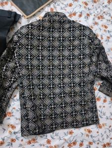 Patterned Blazer