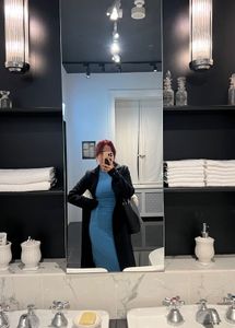 Black Stylish  Long Overcoat 🖤
