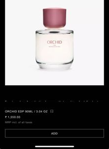 Zara Orchid Perfume