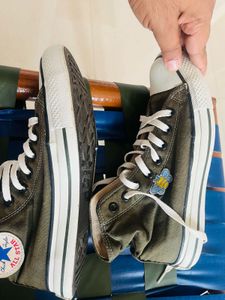Converse Olive Green  High Tops