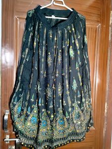 Boho Embroidered Skirt