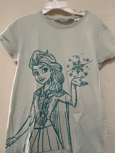 Elsa 'Frozen' Graphic Tee By H&M LIKE NEW
