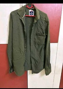 Olive Green Casual Shirt