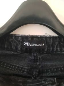 Zara Charcoal Mom fit denim