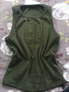 Olive Green Tank Top