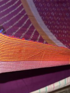 Purple Printed Classy Saree