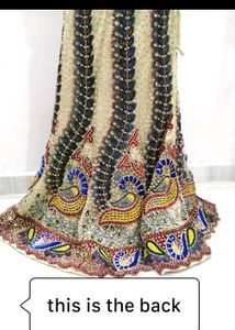 Elegant Purple Satin Net Lengha Brand New