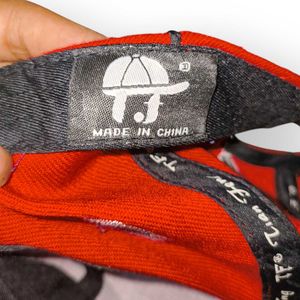 Vintage Red &#34;23-33&#34; Panel Cap | Pre-Loved
