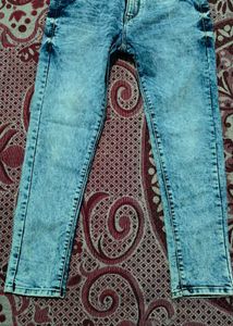 Acid Wash Denim Jeans