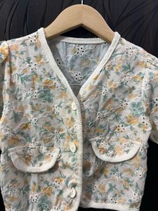Floral Baby Shrug