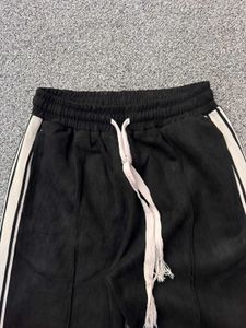 Striped Black Casual Pants