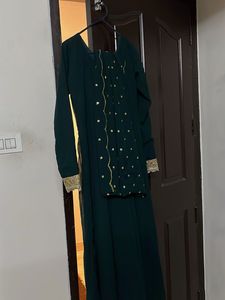 Emerald Green Embroidered Salwar Kameez