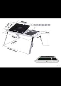 Foldable Usb Fan Laptop Table New Unused