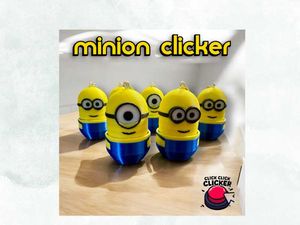 Minions Keychain Fidget 3d printed