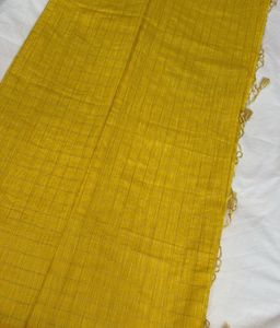 Cotton Saree With Zari Checkers
