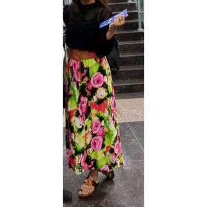 Floral Print Skirt + Top