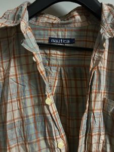 Nautica Plaid Short Sleeve Shirt