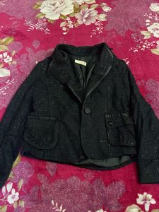 Black Cropped Jacket