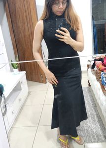 Black Long One Piece Dress