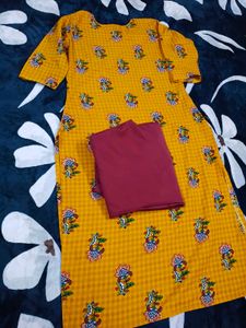 Floral Print Kurta