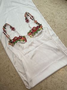 Floral Embroidered Mini Dress