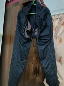 Striped Black Trousers
