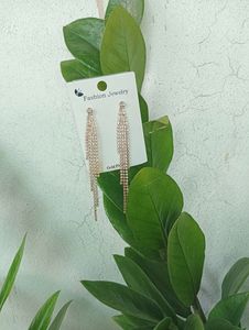 Sparkling Fringe Drop Earrings