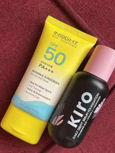 Insight Sunscreen &amp; Kiro Serum Foundation