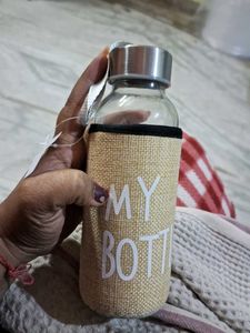 Glass Bottle With Pouch