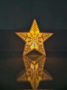 3D printed Decorative Star Light
