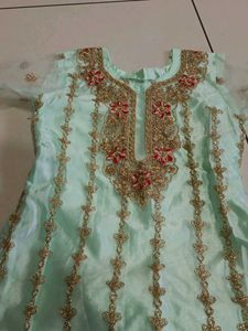 Elegant Embroidered Palazzo Suit