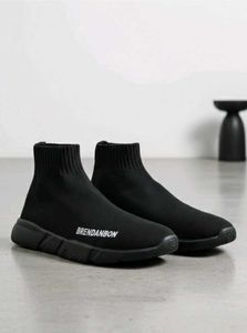 Brendanbon Men High Ankle Socks Style Sneakers